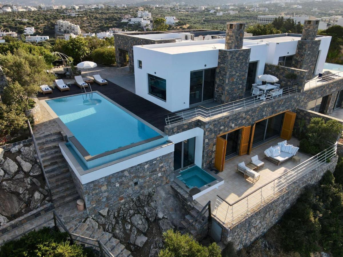 Villa Aiolos: Above The Sea, Within Agios Nikolaos Exterior photo